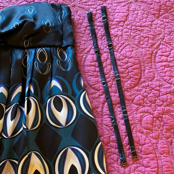 Ted Baker Graphic Silk Spaghetti Strap Dress - Picture 16 of 16